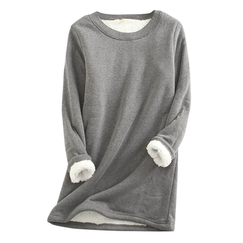 Ladies' fleece pullover with lining – Mira