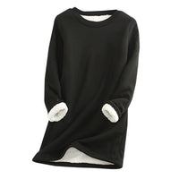 Ladies' fleece pullover with lining – Mira