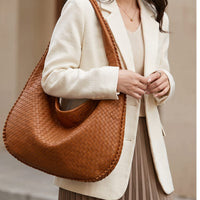 Woven Shoulder Bag - Camille