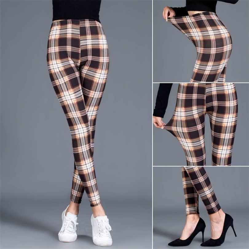 Women’s Capri Pants | Stylish, Lightweight & Comfortable-Red Flannel-S-State of Style