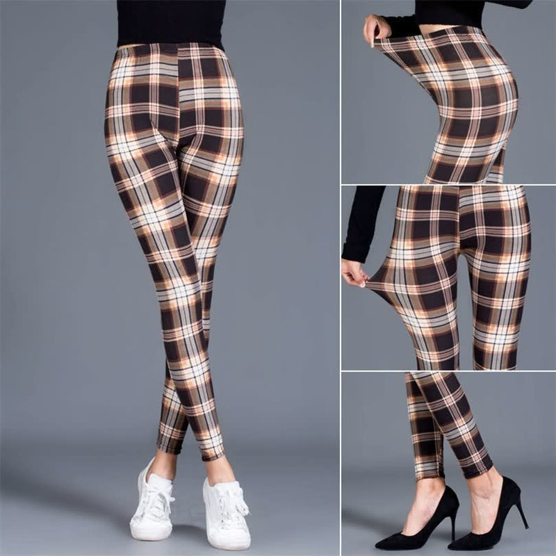 Women’s Capri Pants | Stylish, Lightweight & Comfortable-Red Flannel-S-State of Style