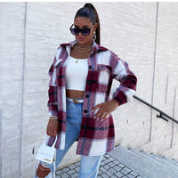 Women's Casual Denim Jacket | Stylish & Comfortable-Rose Red-S-State of Style