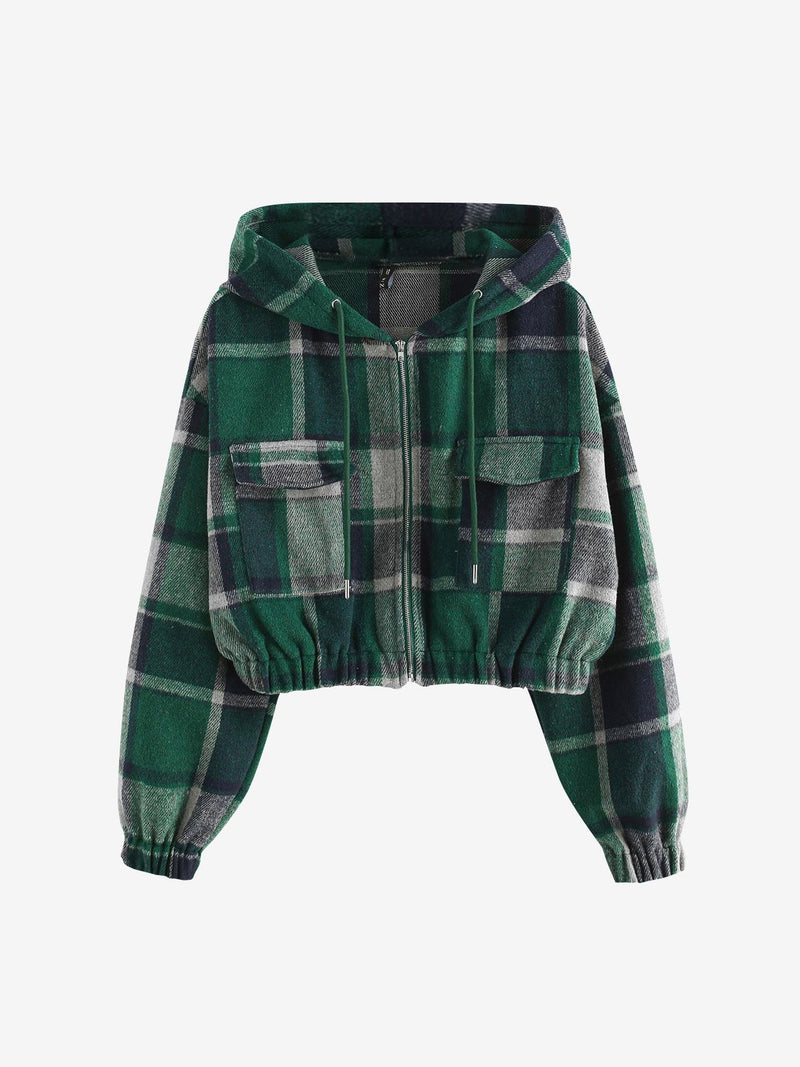 Women's Cropped Jacket | Chic and Versatile-Sea Green-S-State of Style