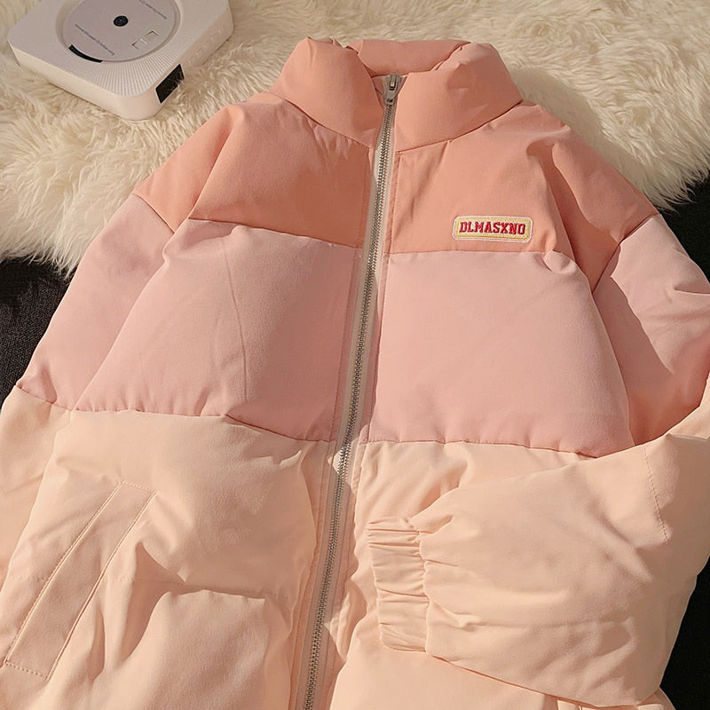 Women's Down Jacket | Lightweight, Warm, Stylish-Pink-S-State of Style