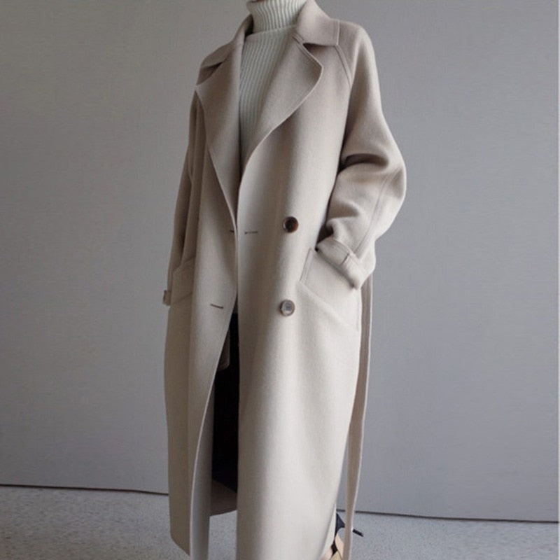 Women's Elegant Trench Coat | Stylish & Comfortable-Beige-S-State of Style