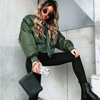 Women's Fashion Jacket | Stylish and Comfortable-Green-S-State of Style