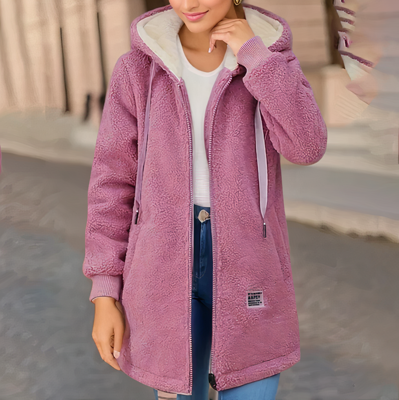Women's Fleece Hoodie - Luna-Pink-M-State of Style