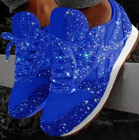 Women's Glitter Sequin Shoes – Livia-Blue-5-State of Style