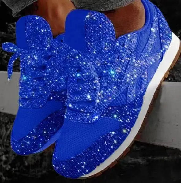 Women's Glitter Sequin Shoes – Livia-Blue-5-State of Style