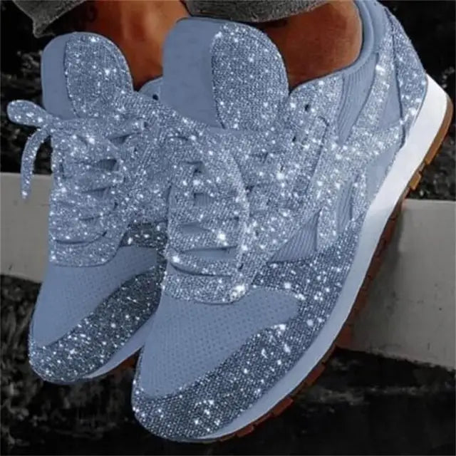 Women's Glitter Sequin Shoes – Livia-Light Blue-5-State of Style