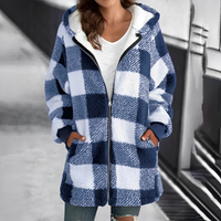 Women's Hooded Jacket - Camila-Blue-S-State of Style