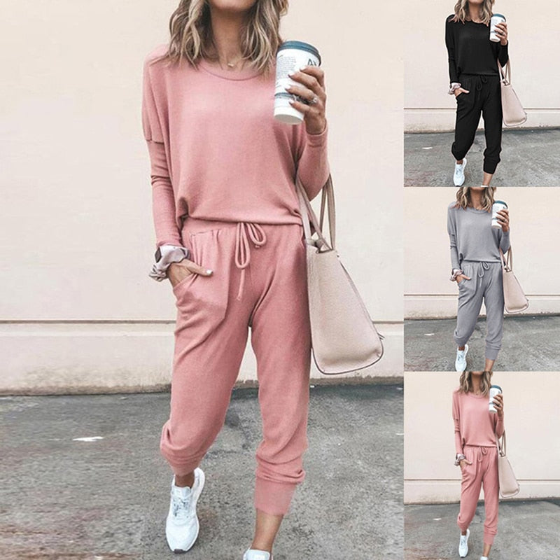 Women’s Jogging Set | Comfortable & Stylish Activewear-Black-S-State of Style