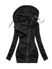 Women's Long Hoodie | Comfortable and Stylish-Dark Gray-S-State of Style