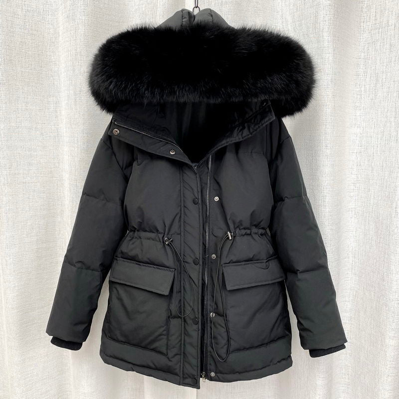 Womens Parka | Stylish & Comfortable Winter Coat-Black-M-State of Style
