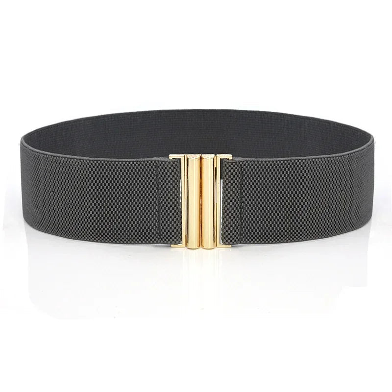 Women's Slim Stretch Cincher – Stylish 6cm Elastic Corset Belt-Dark Grey-State of Style