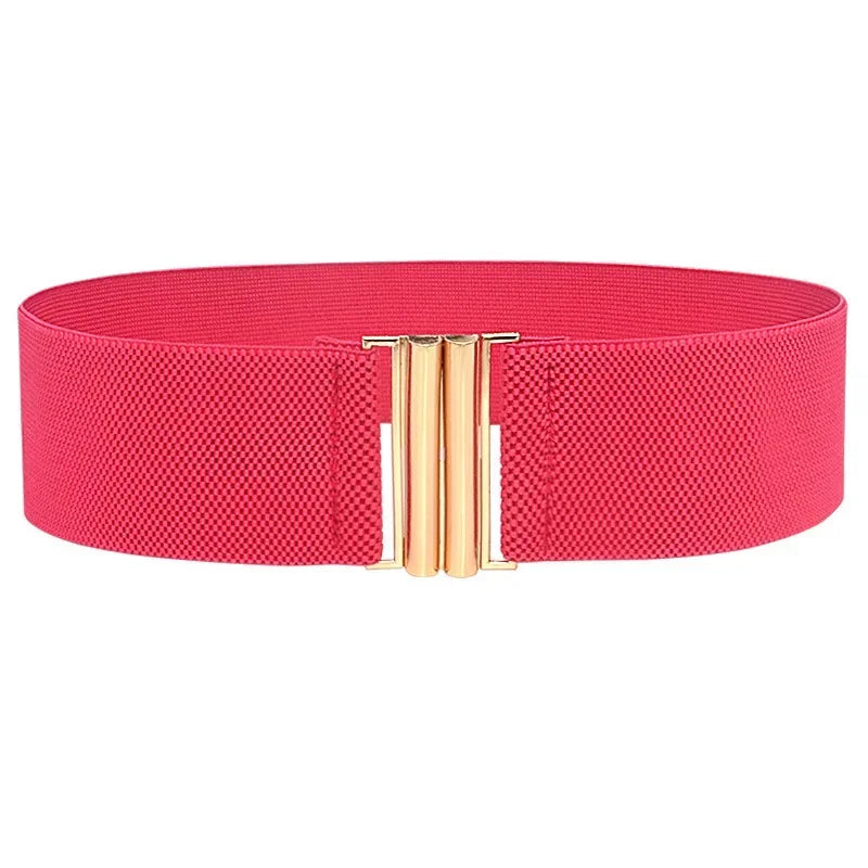 Women's Slim Stretch Cincher – Stylish 6cm Elastic Corset Belt-Pink-State of Style