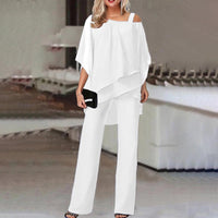 Women's Two-Piece Set - Lily-White-S-State of Style