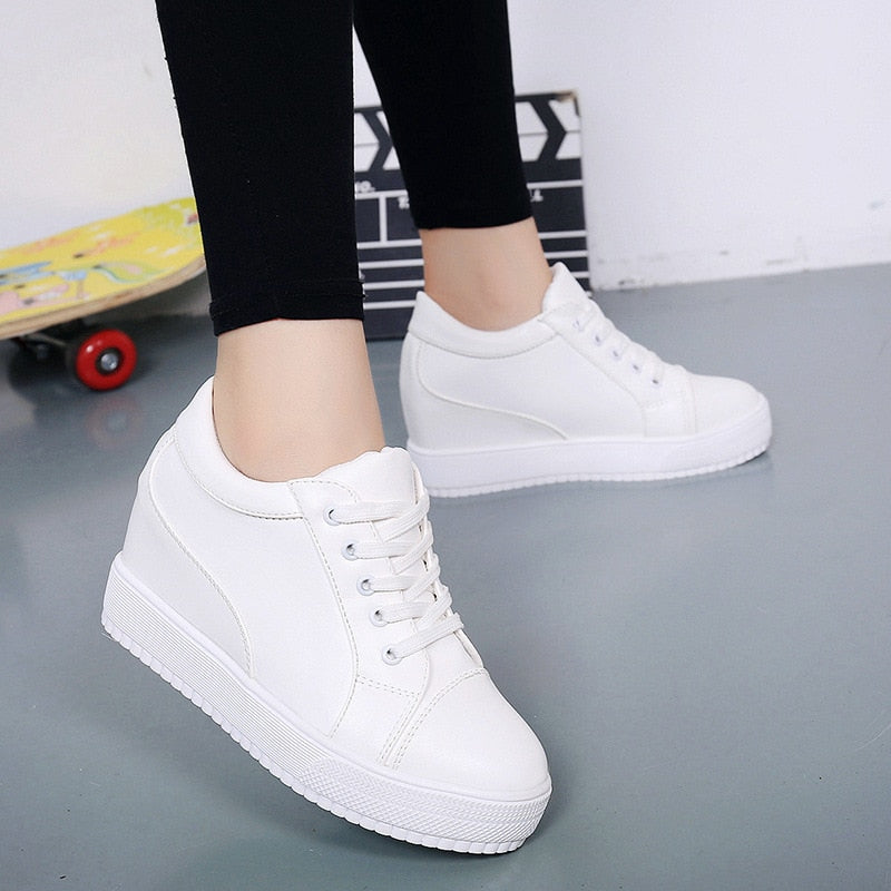Women’s Wedge Heels | Elegant & Comfortable Footwear-White-3.5-State of Style