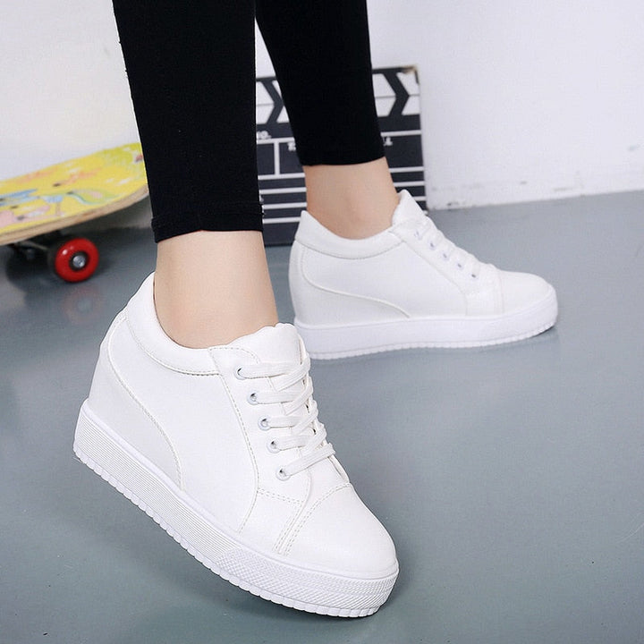 Women’s Wedge Heels | Elegant & Comfortable Footwear-White-3.5-State of Style