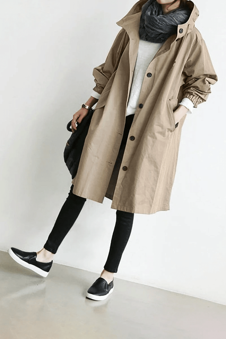 Women's Windbreaker - Aurora-Khaki-S-State of Style