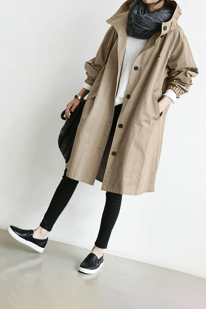 Women's Windbreaker - Aurora-Khaki-S-State of Style