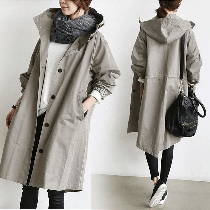 Women's Windbreaker - Aurora-Light Grey-S-State of Style