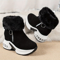 Women's Winter Comfort Boots - Elise-Grey-5-State of Style