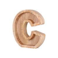Wooden Alphabet Savings Box - LetterSaver-C-State of Style