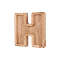 Wooden Alphabet Savings Box - LetterSaver-H-State of Style