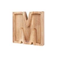 Wooden Alphabet Savings Box - LetterSaver-M-State of Style