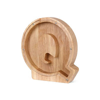 Wooden Alphabet Savings Box - LetterSaver-Q-State of Style