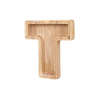 Wooden Alphabet Savings Box - LetterSaver-T-State of Style