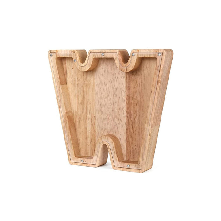 Wooden Alphabet Savings Box - LetterSaver-W-State of Style