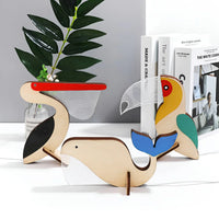 Wooden Animal Table Lamp - WildGlow-Toucans-State of Style