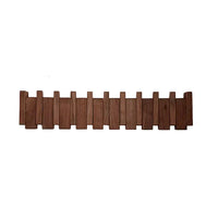 Wooden Piano Style Coat Rack - Melodia-Walnut and Beech wood-4 hooks-State of Style