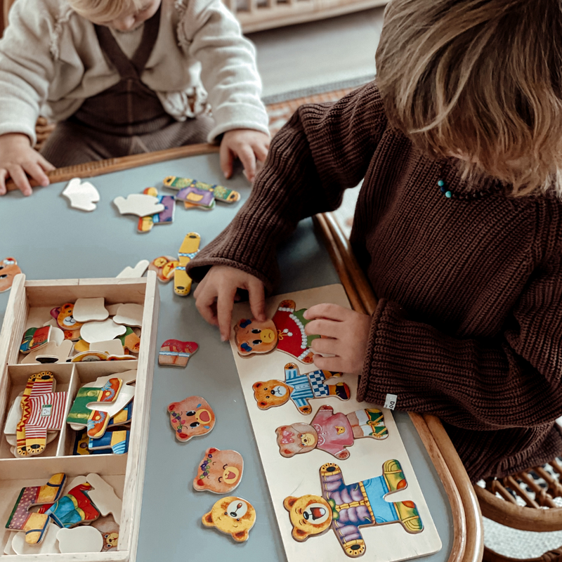 Wooden Puzzle - DressUp Max-State of Style