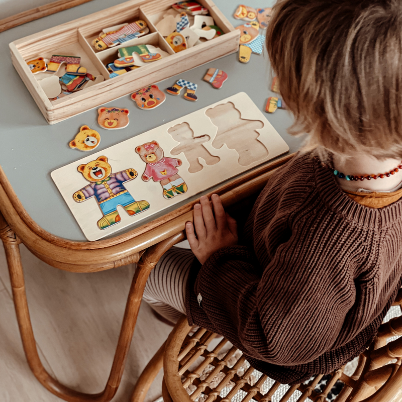 Wooden Puzzle - DressUp Max-State of Style