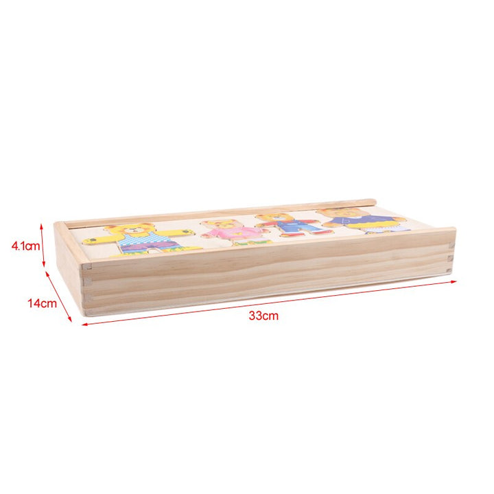 Wooden Puzzle - DressUp Max-State of Style