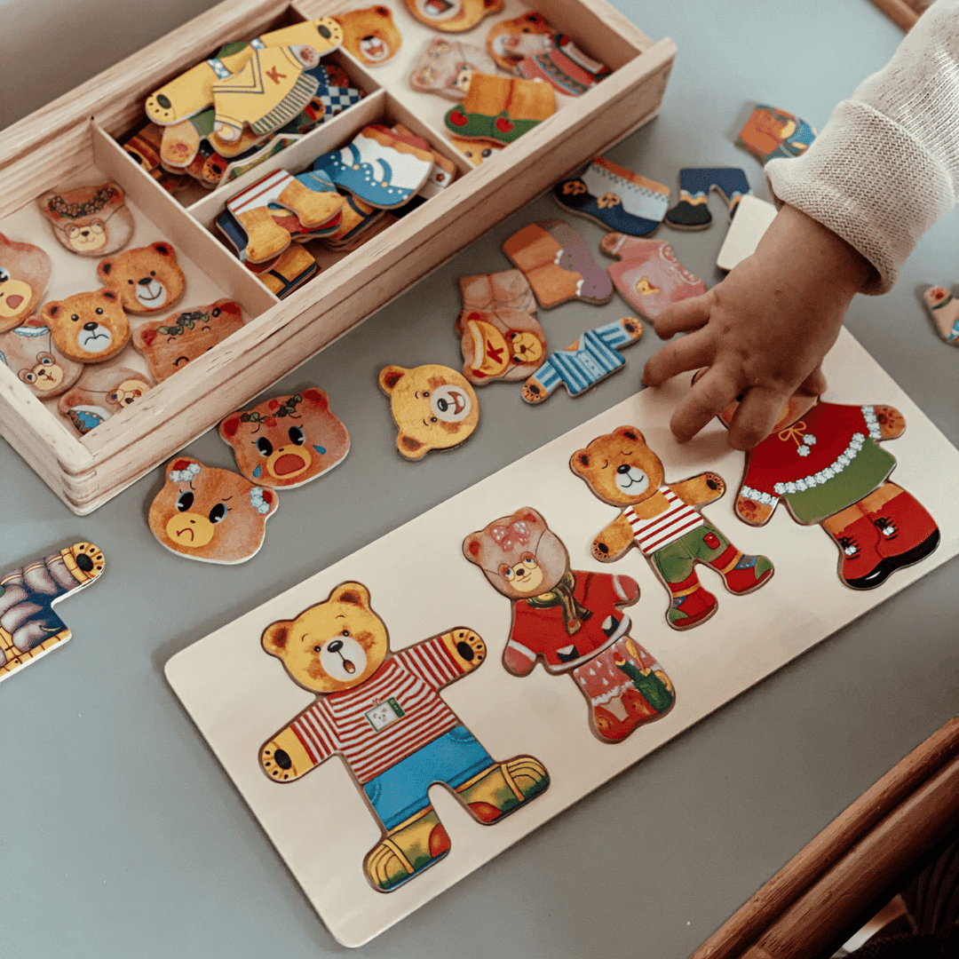 Wooden Puzzle - DressUp Max-State of Style