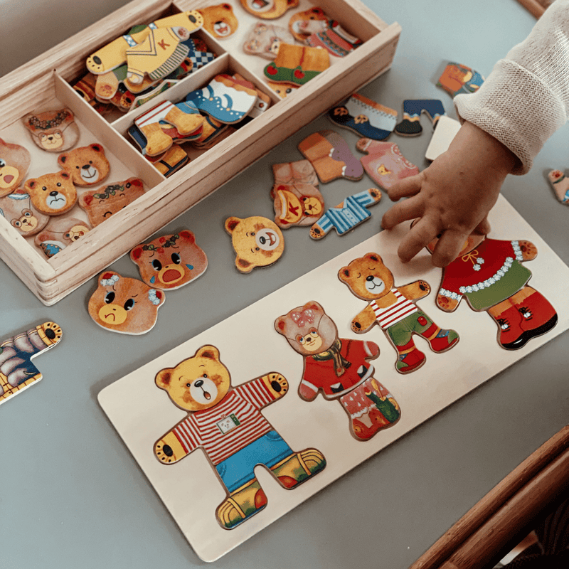 Wooden Puzzle - DressUp Max-State of Style
