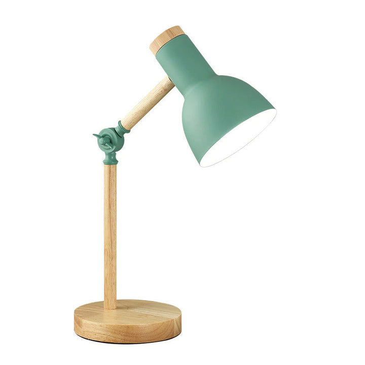 Wooden Scandinavian Table Lamp - LumiNord-Black-State of Style