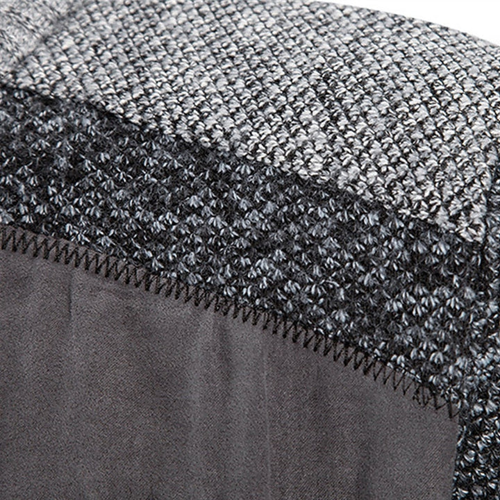 Wool Vest with Zip and Sweater - Leon-Light grey-S-State of Style