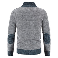 Wool Vest with Zip and Sweater - Leon-Light grey-S-State of Style