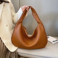 Woven Shoulder Bag - Camille-Brown-State of Style