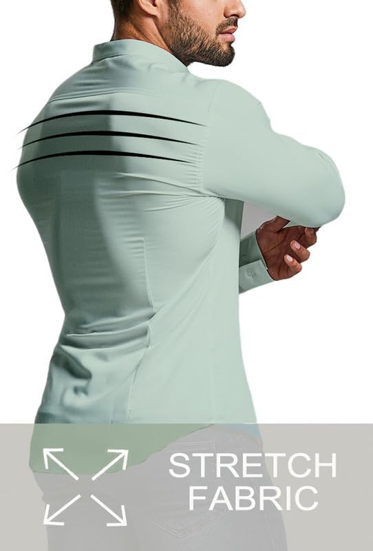 Wrinkle-Free Slim Fit Shirt for Men - David-Black-S-State of Style