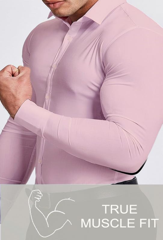 Wrinkle-Free Slim Fit Shirt for Men - David-Black-S-State of Style