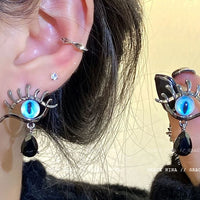 Yara Evil Eye Earrings-State of Style