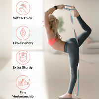 Yoga Band with Adjustable D-Ring Buckle-180.00 cm-Pink-State of Style
