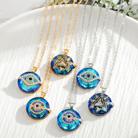 "You will always be protected" - Evil Eye Necklace-Evil Eye#Sun-State of Style