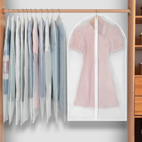 PEVA Garment Cover Set – 24-Pack Hanging Garment Covers in 3 Sizes